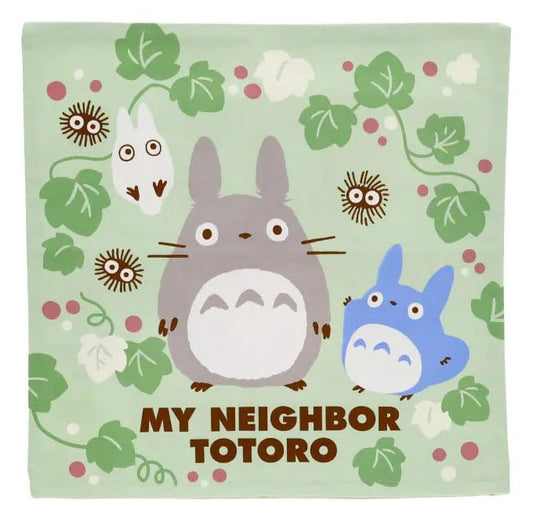 Mi vecino Totoro Natsu Funda de cojín Totoro Green Leaf