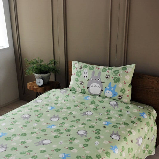 Mi vecino Totoro Natsu Funda Nórdica Totoro Green Leaf