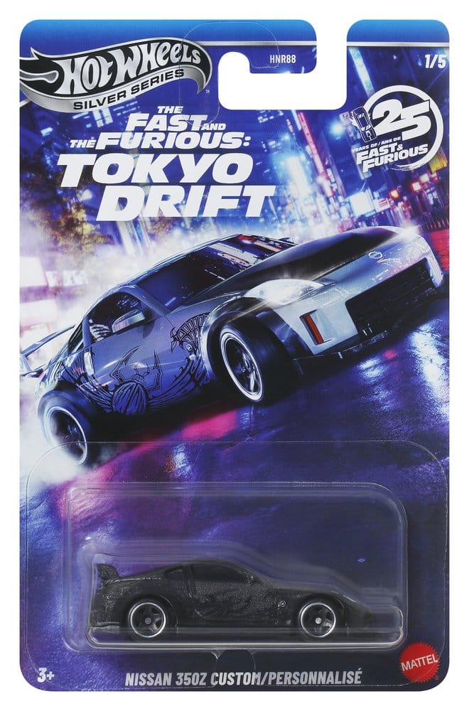Fast & Furious Hot Wheels Silver Series Vehículos Die-Cast 1/64 979M Tokyo Drift Surtido  (24)
