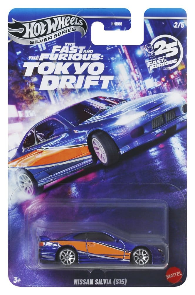 Fast & Furious Hot Wheels Silver Series Vehículos Die-Cast 1/64 979M Tokyo Drift Surtido  (24)