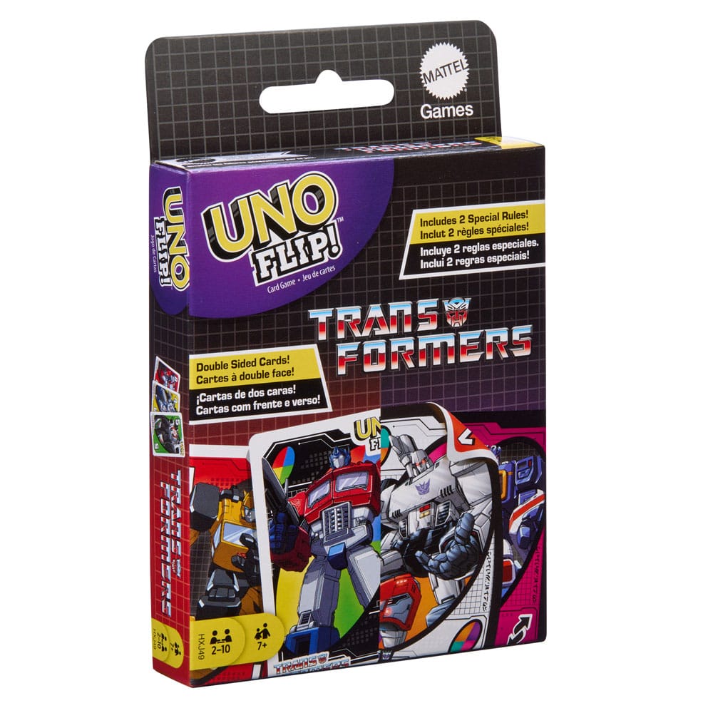 Transformers Juego de cartas UNO Flip!