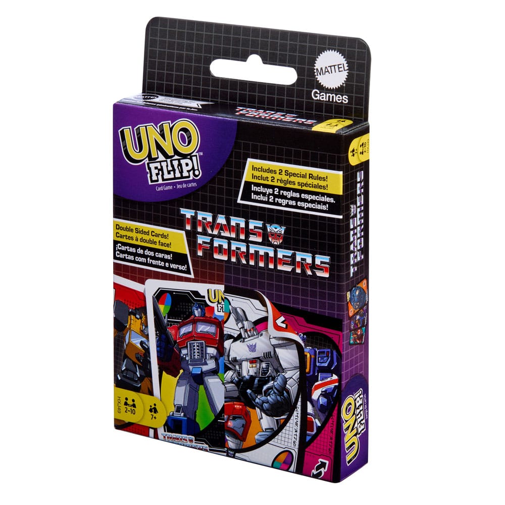 Transformers Juego de cartas UNO Flip!