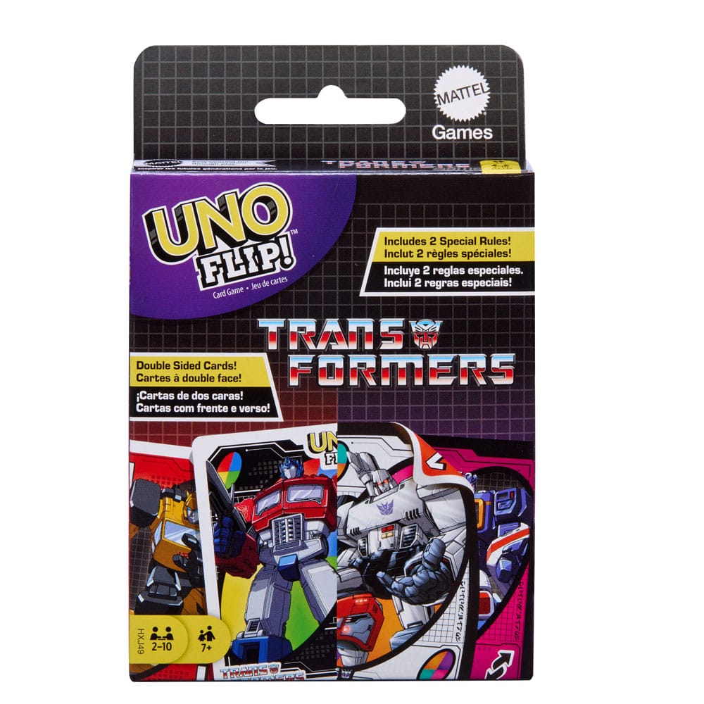 Transformers Juego de cartas UNO Flip!