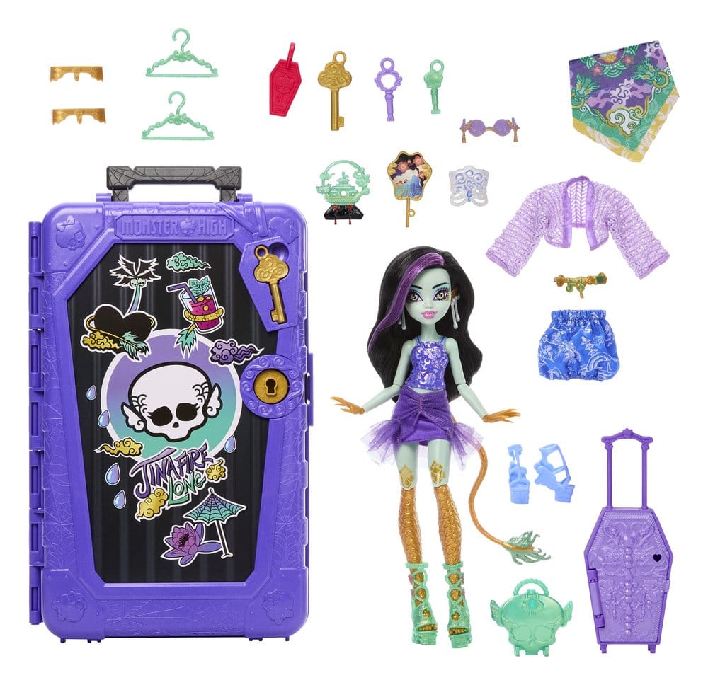 Monster High Skulltimate Secrets Muñeca Destination: Gore-geous Oasis - Jinafire Long