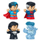 DC Comics Pack de 4 Minifiguras Fisher-Price Little People Collector Superman: Through the Ages 7 cm