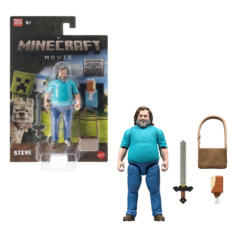 Una película de Minecraft Figura Steve 10 cm