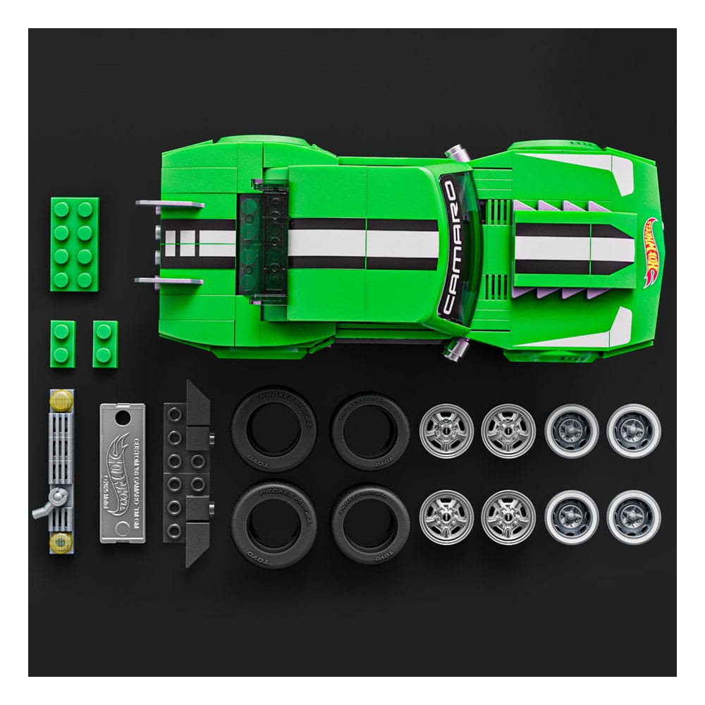 Mattel Brick Shop Kit de Construcción Hot Wheels Speed Series 1/32 Custom '68 Camaro