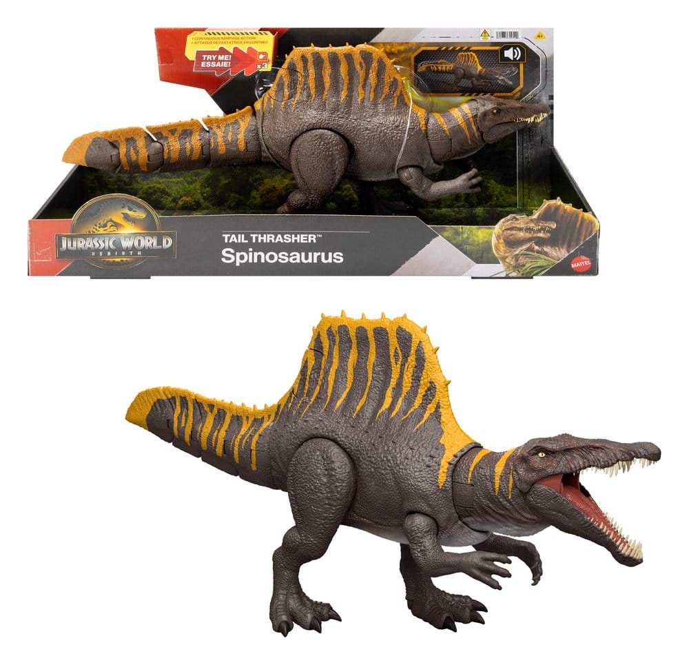 Jurassic World: el renacer Figura Tail Thrasher Spinosaurus 55 cm