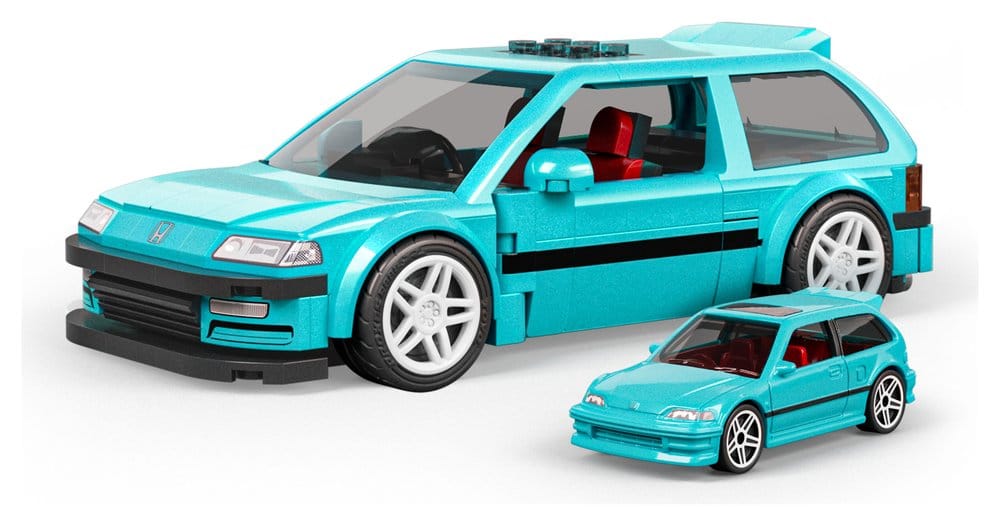 Hot Wheels Speed Series Mattel Brick Shop Kit de Construcción 1/32 Custom ’90 Honda Civic EF
