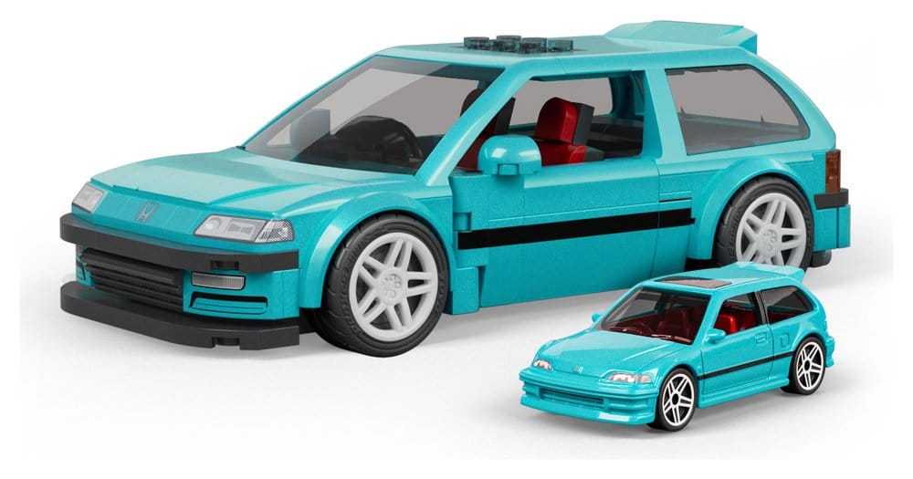 Hot Wheels Speed Series Mattel Brick Shop Kit de Construcción 1/32 Custom ’90 Honda Civic EF