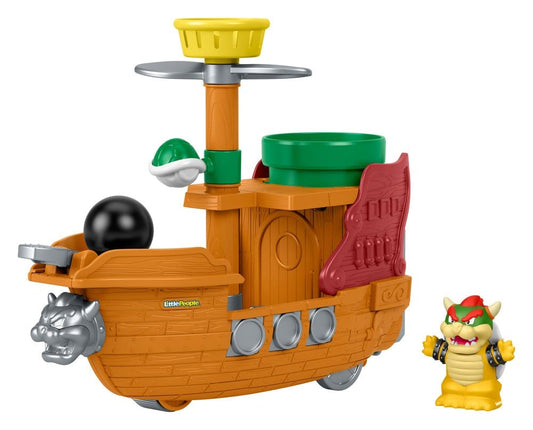 My Mario Little People Set de Juego Dirigible de Bowser