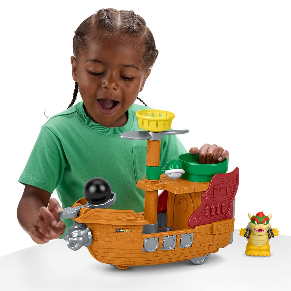 My Mario Little People Set de Juego Dirigible de Bowser
