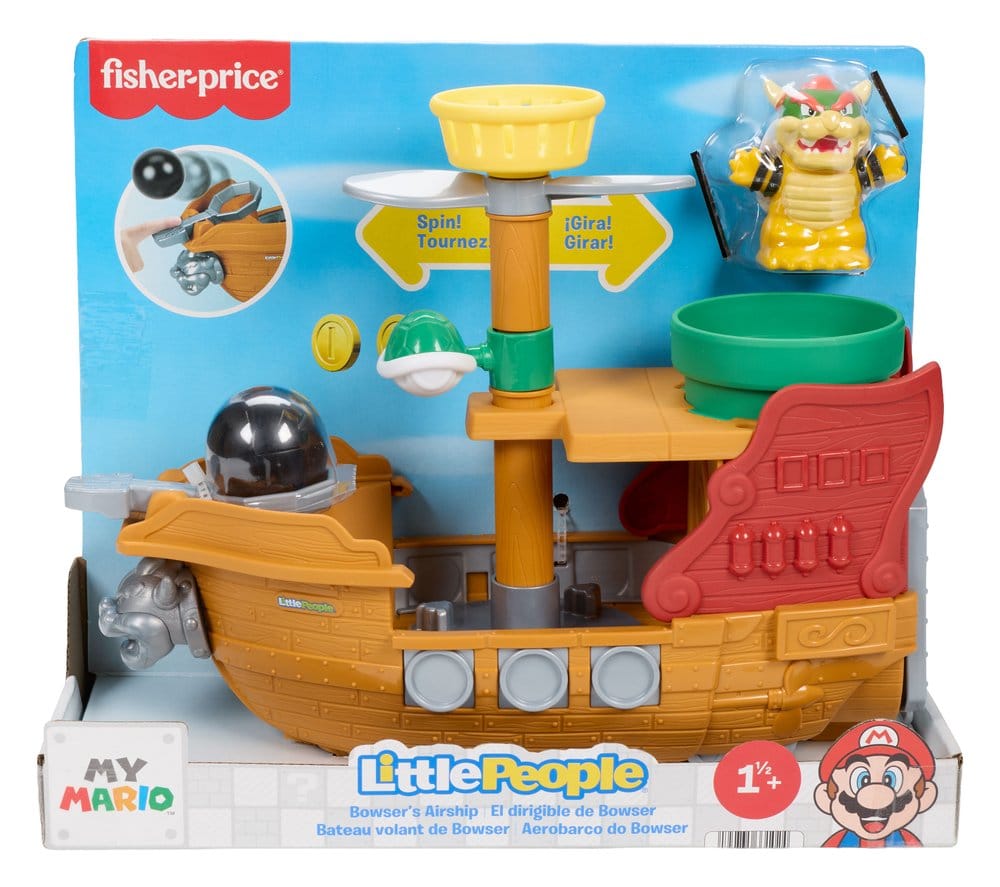 My Mario Little People Set de Juego Dirigible de Bowser