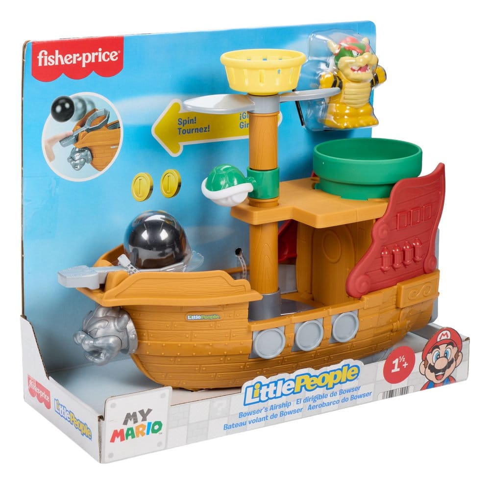 My Mario Little People Set de Juego Dirigible de Bowser