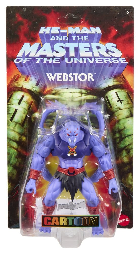 Masters of the Universe Origins Figura Cartoon Collection: Webstor 14 cm