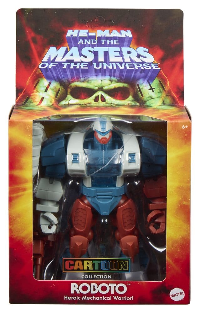 Masters of the Universe Origins Deluxe Figura Cartoon Collection: Roboto 14 cm