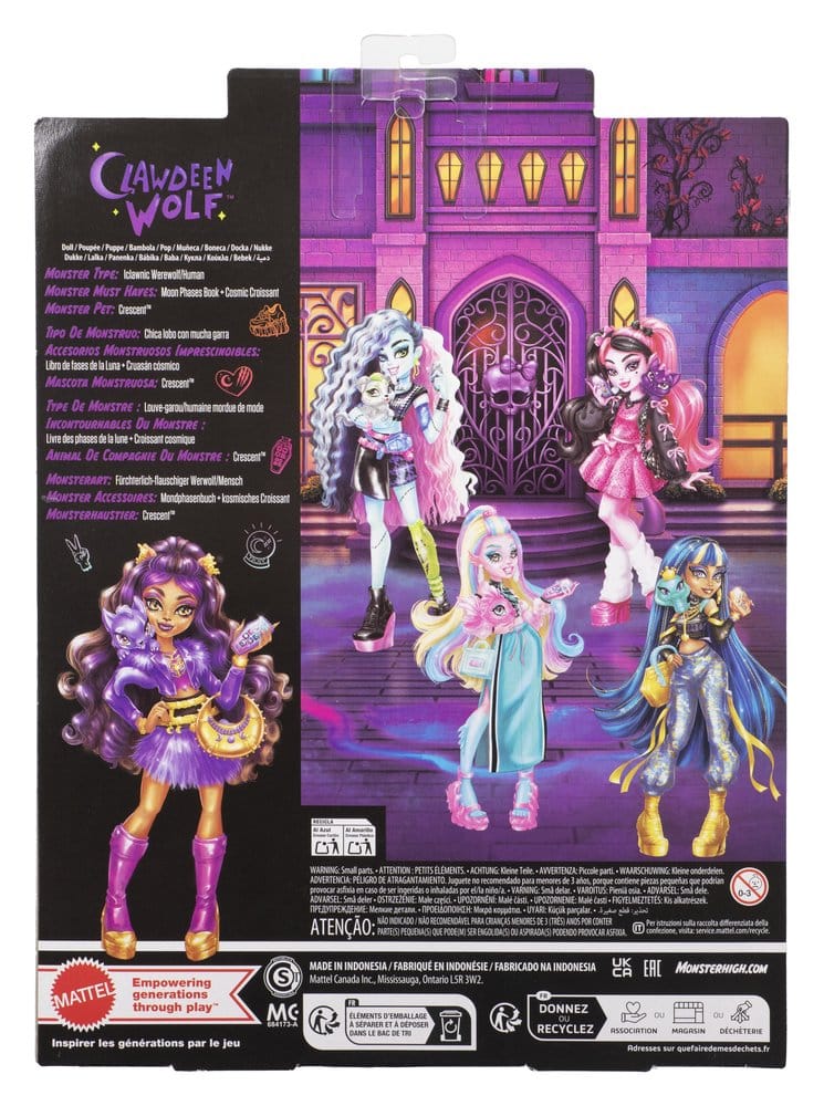 Monster High Muñeca Clawdeen Wolf