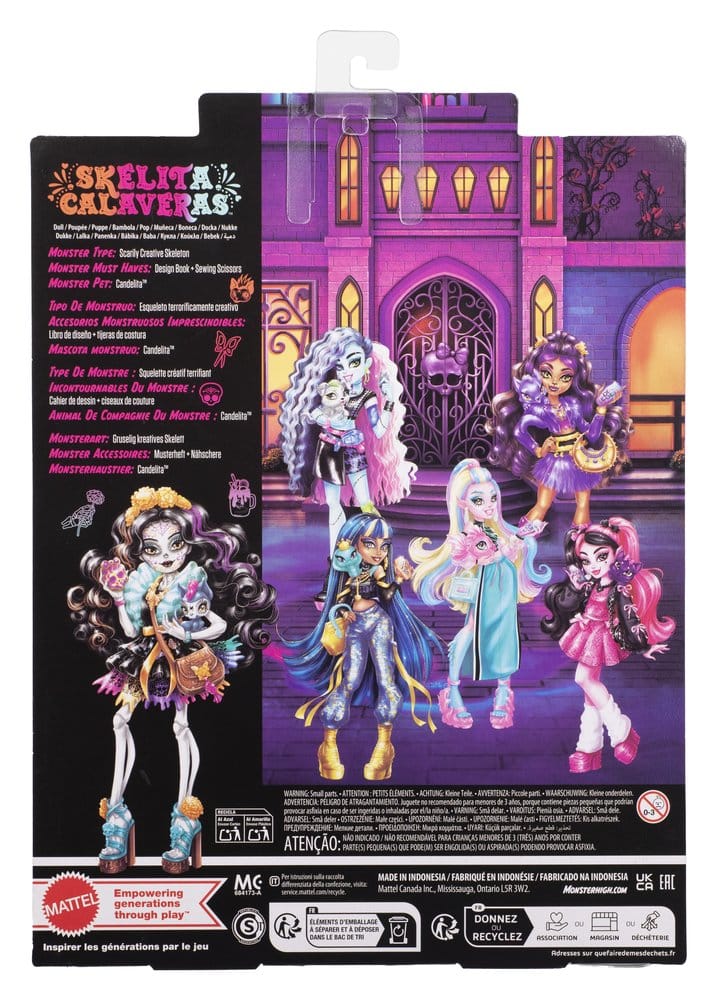 Monster High Muñeca Skelita Calaveras