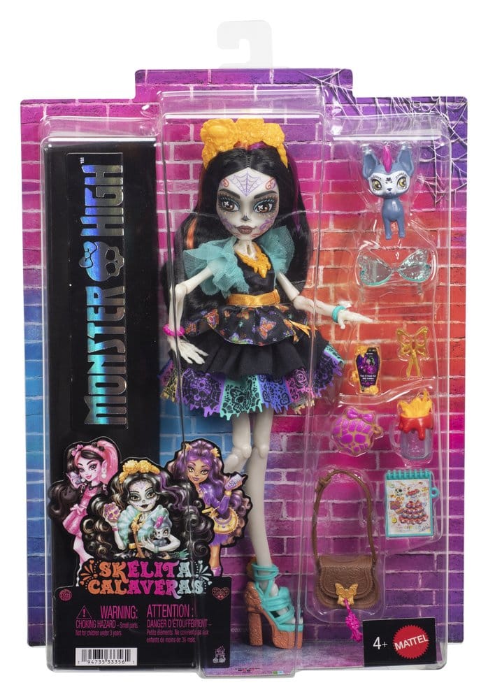 Monster High Muñeca Skelita Calaveras