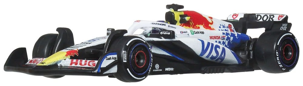 Fórmula 1 Hot Wheels Premium Vehículo Die-Cast 1/64 Visa Cash App Racing Bulls F1 Team