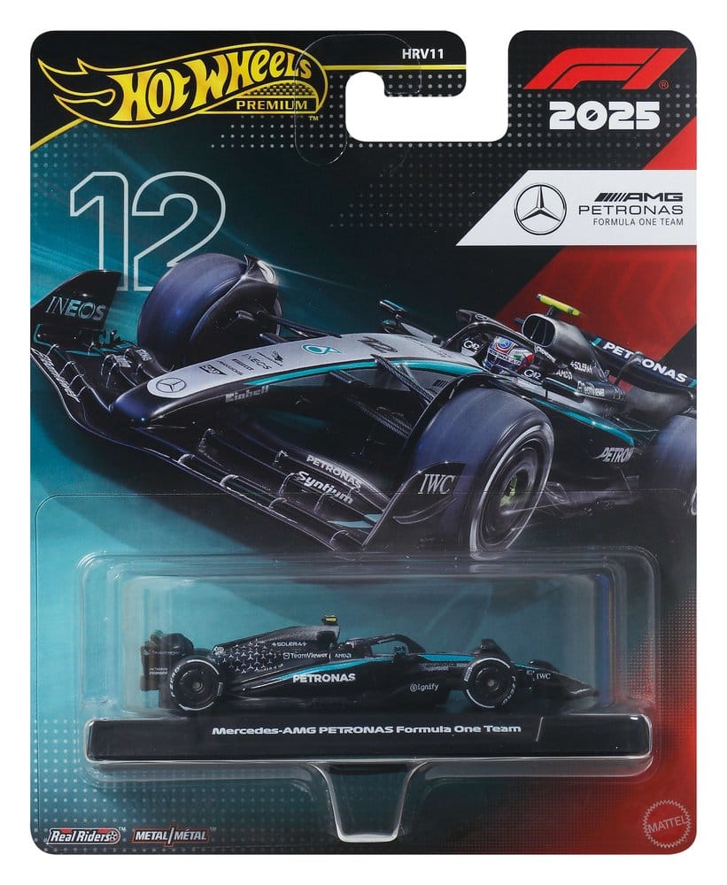 Fórmula 1 Hot Wheels Premium Vehículo Die-Cast 1/64 Team Mercedes Benz: Driver 2