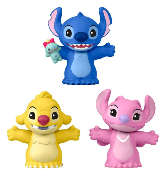 Lilo &amp; Stitch Little People Collector Pack de 3 Minifiguras Stitch &amp; The Cousins 7 cm