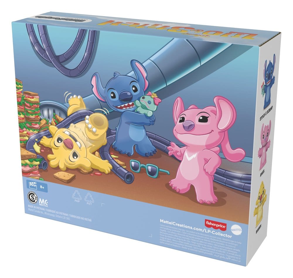 Lilo &amp; Stitch Little People Collector Pack de 3 Minifiguras Stitch &amp; The Cousins 7 cm