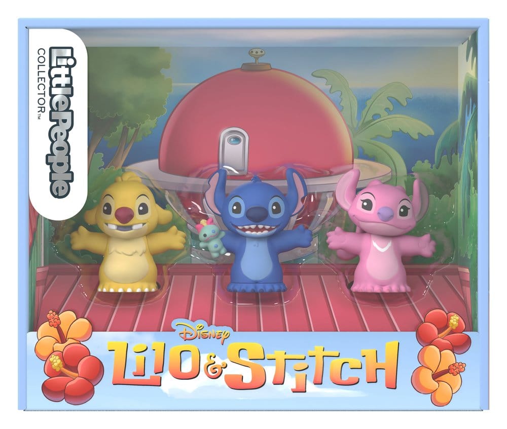 Lilo &amp; Stitch Little People Collector Pack de 3 Minifiguras Stitch &amp; The Cousins 7 cm