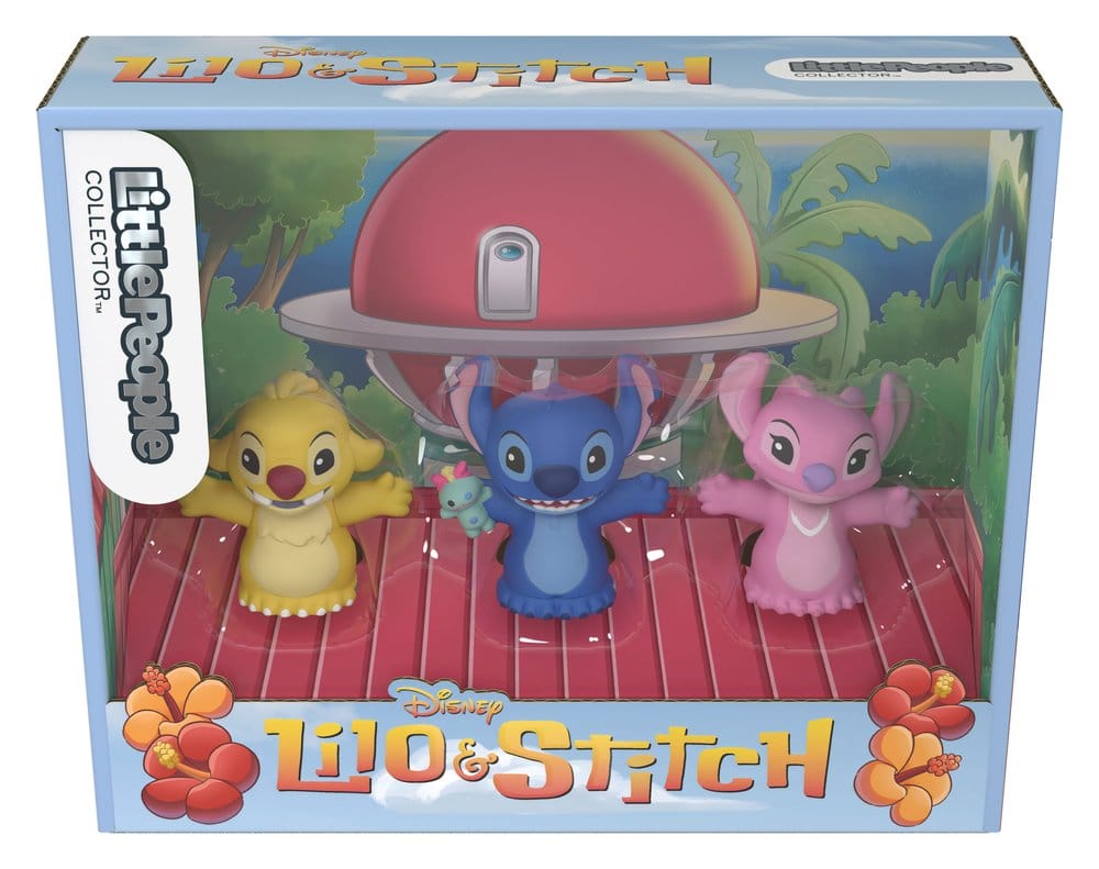 Lilo &amp; Stitch Little People Collector Pack de 3 Minifiguras Stitch &amp; The Cousins 7 cm