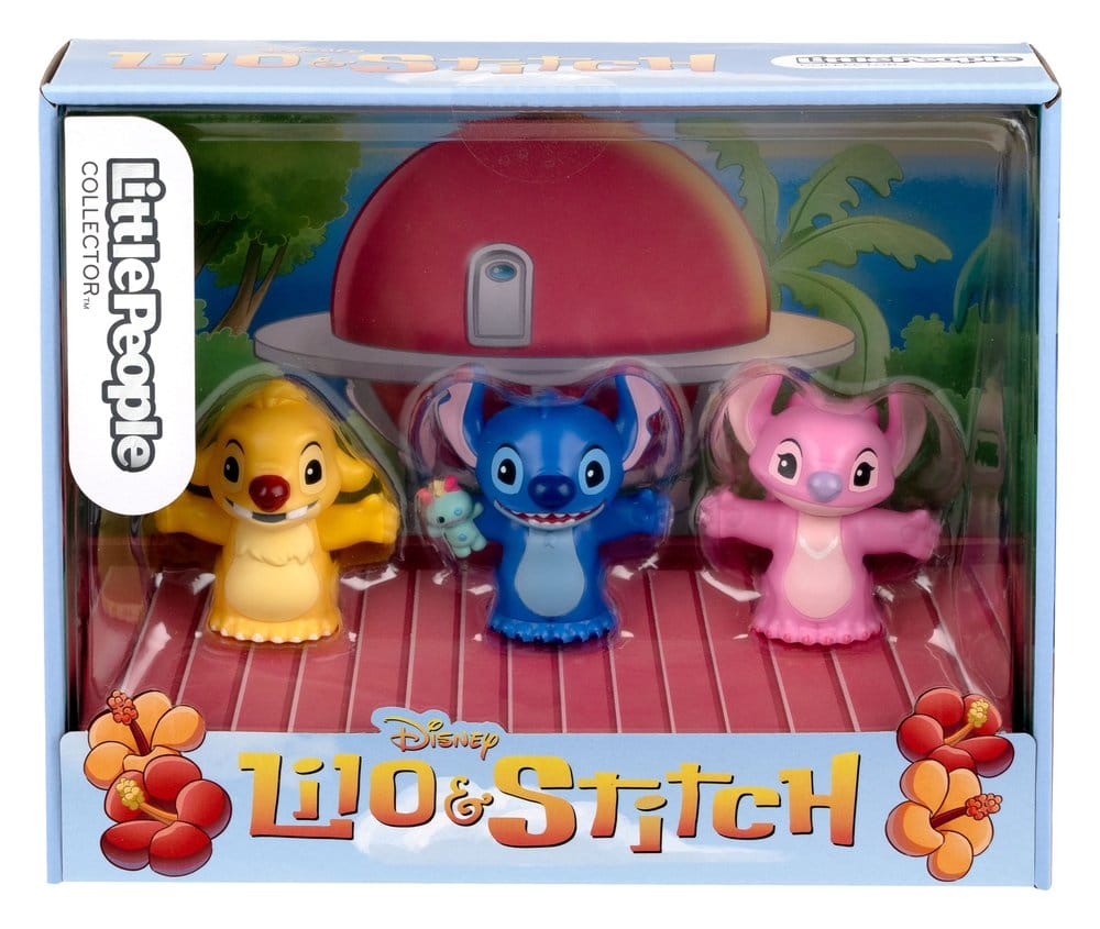 Lilo &amp; Stitch Little People Collector Pack de 3 Minifiguras Stitch &amp; The Cousins 7 cm