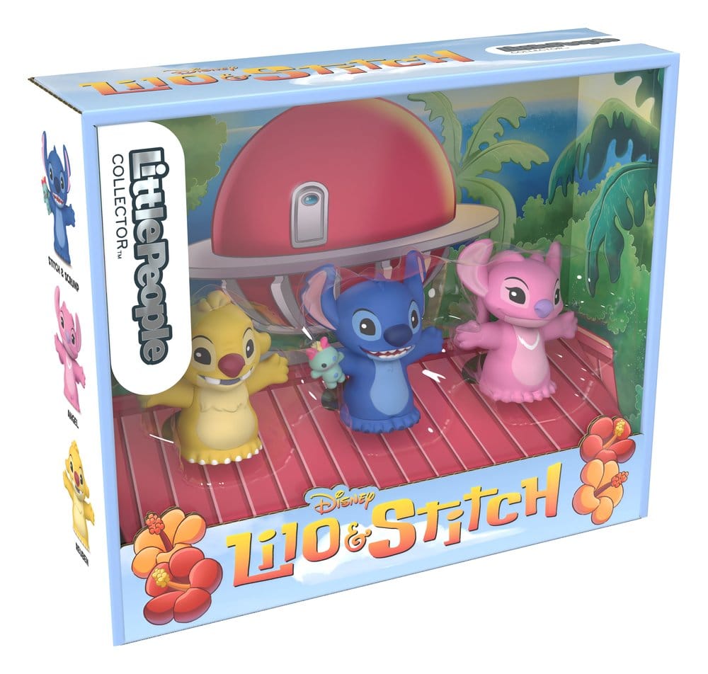 Lilo &amp; Stitch Little People Collector Pack de 3 Minifiguras Stitch &amp; The Cousins 7 cm