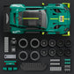 Hot Wheels Elite Mattel Brick Shop Kit de Construcción 1/16 '24 Aston Martin Vantage GT3