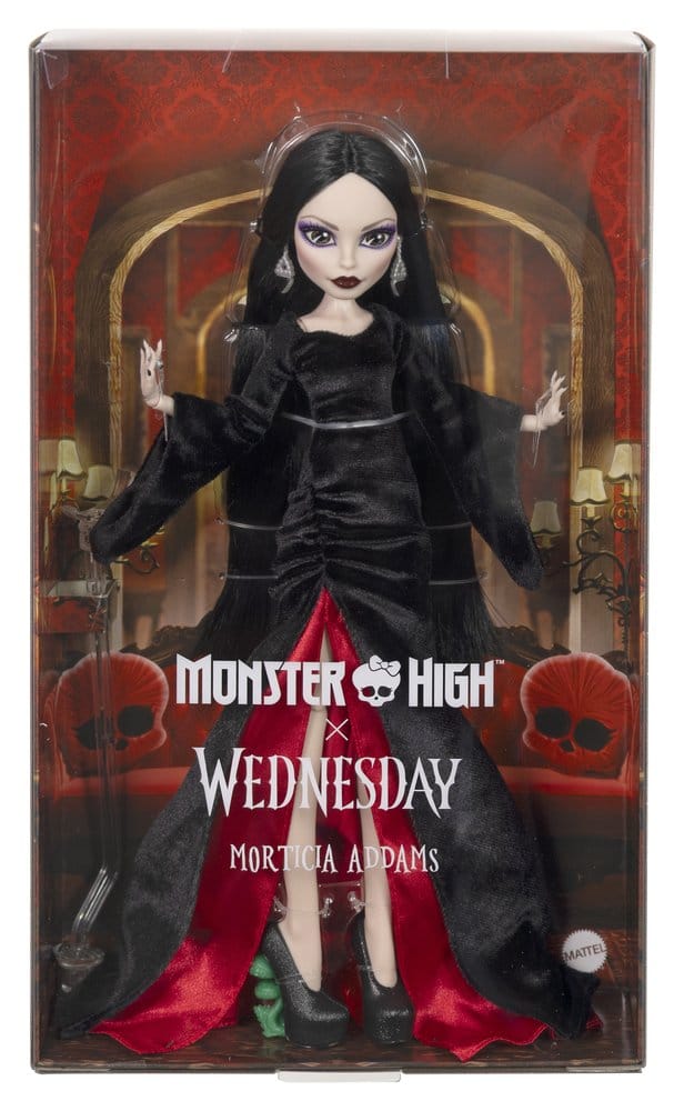 Monster High x Wednesday Collector Muñeca Morticia Addams