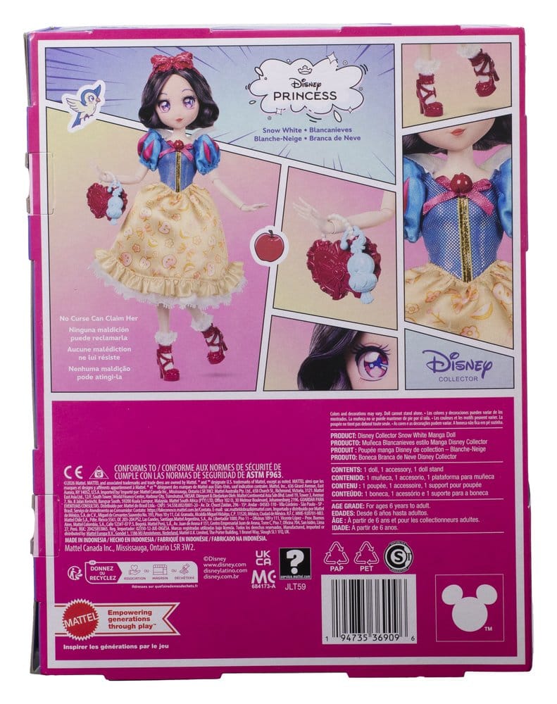 Disney Princess Muñeca Manga Blancanieves 22 cm