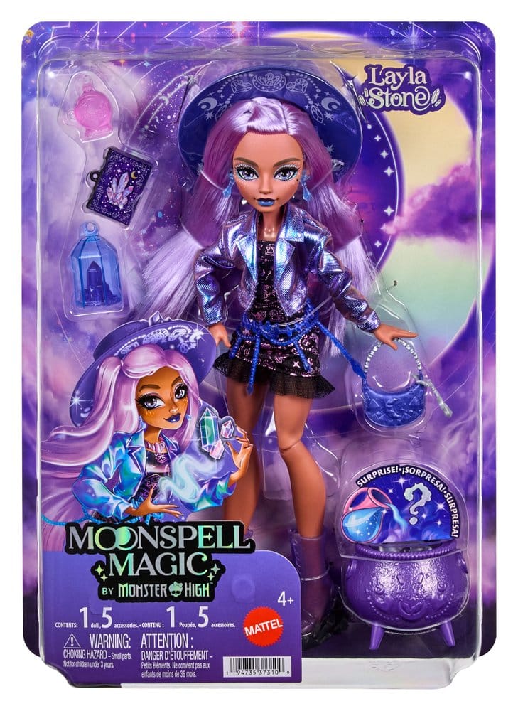 Monster High Moonspell Magic Muñeca Layla Stone