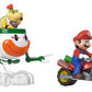 Super Mario Hot Wheels Vehículos Die-Cast pack de 2 1/64 Mario & Bowser Jr.