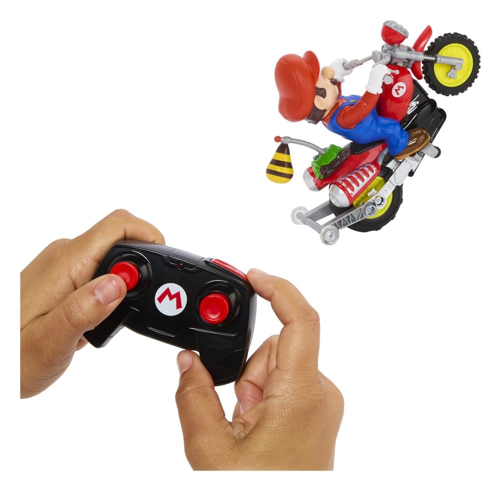 Super Mario Galaxy: la película Hot Wheels Vehículo Radiocontrol Mario Wheelie Motocross