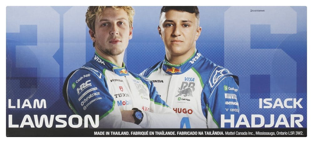 Fórmula 1 Hot Wheels Premium Pack de 2 Vehículos Die-Cast 1:64 Team Visa Cash App Racing Bulls