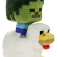 Minecraft Deluxe Peluche Chicken Jockey 20 cm