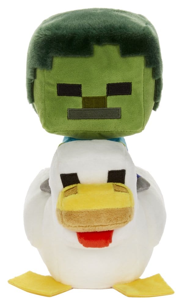 Minecraft Deluxe Peluche Chicken Jockey 20 cm