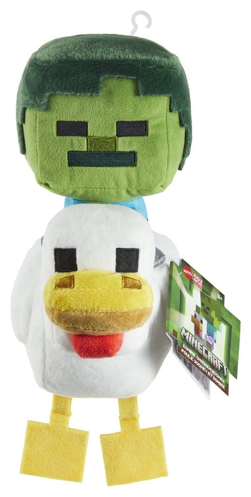 Minecraft Deluxe Peluche Chicken Jockey 20 cm