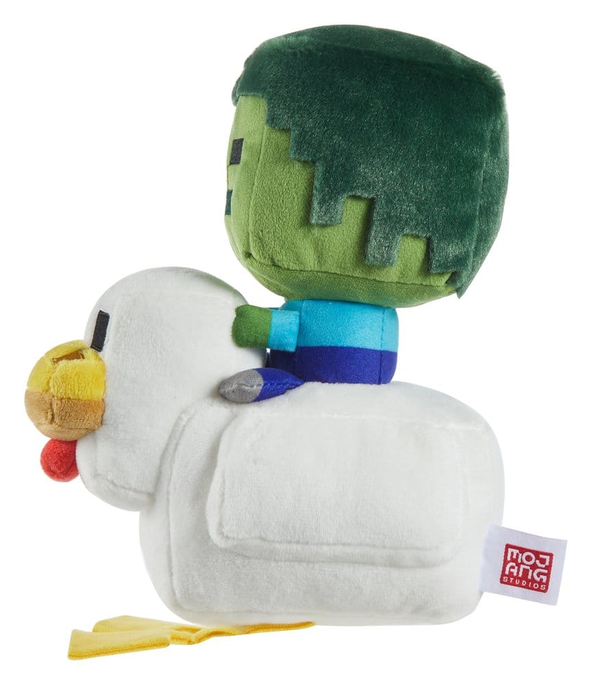 Minecraft Deluxe Peluche Chicken Jockey 20 cm
