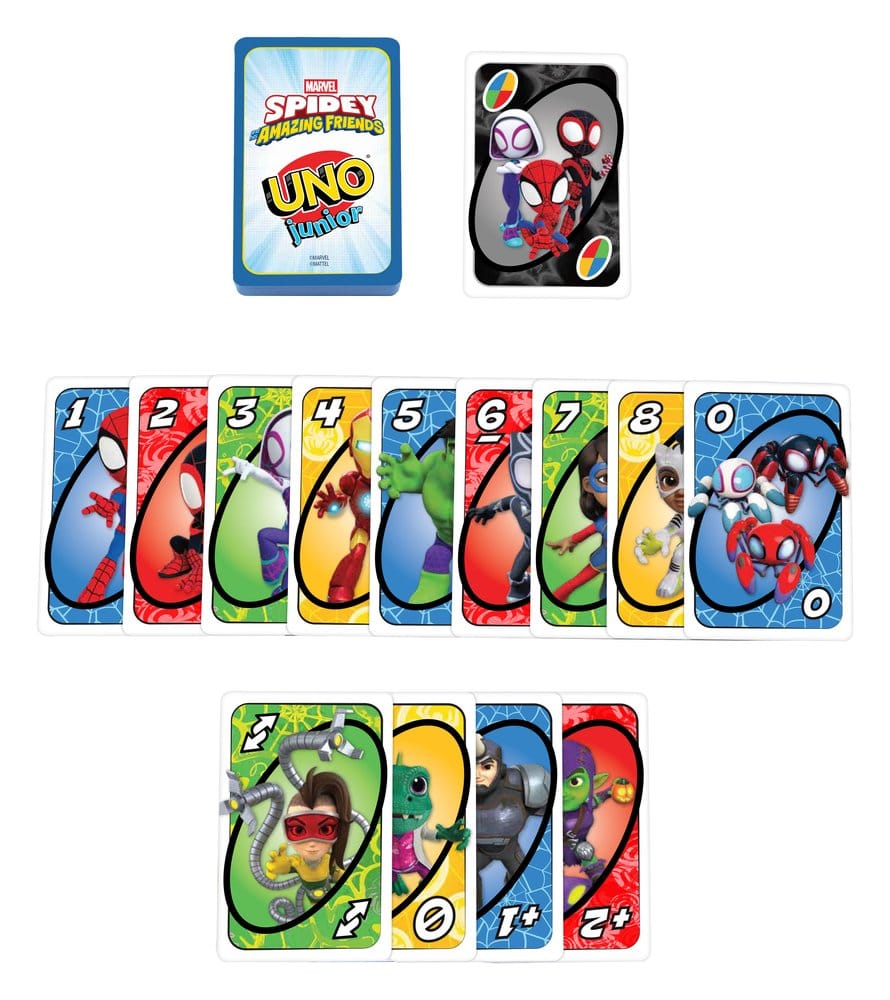 Spidey & His Amazing Friends UNO Junior Juego de Cartas