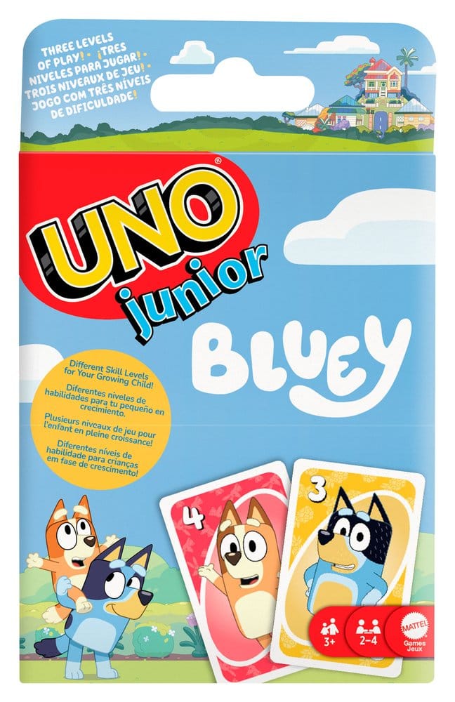 Bluey UNO Junior Juego de Cartas