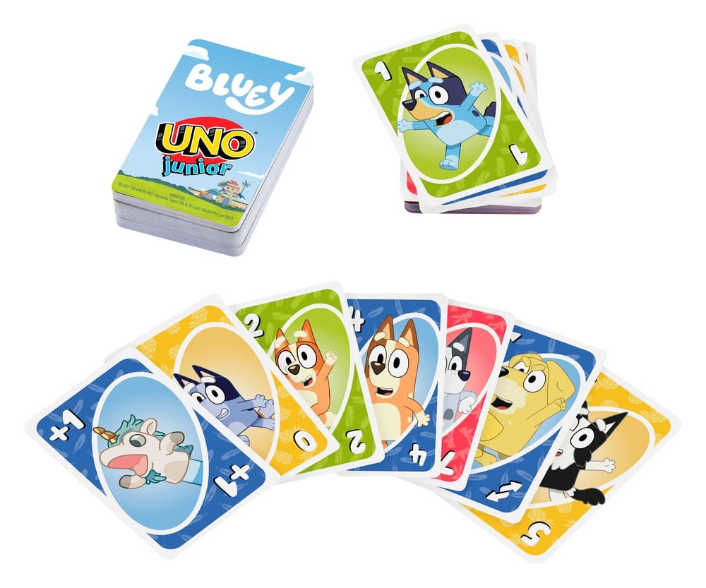 Bluey UNO Junior Juego de Cartas