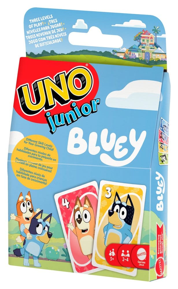 Bluey UNO Junior Juego de Cartas