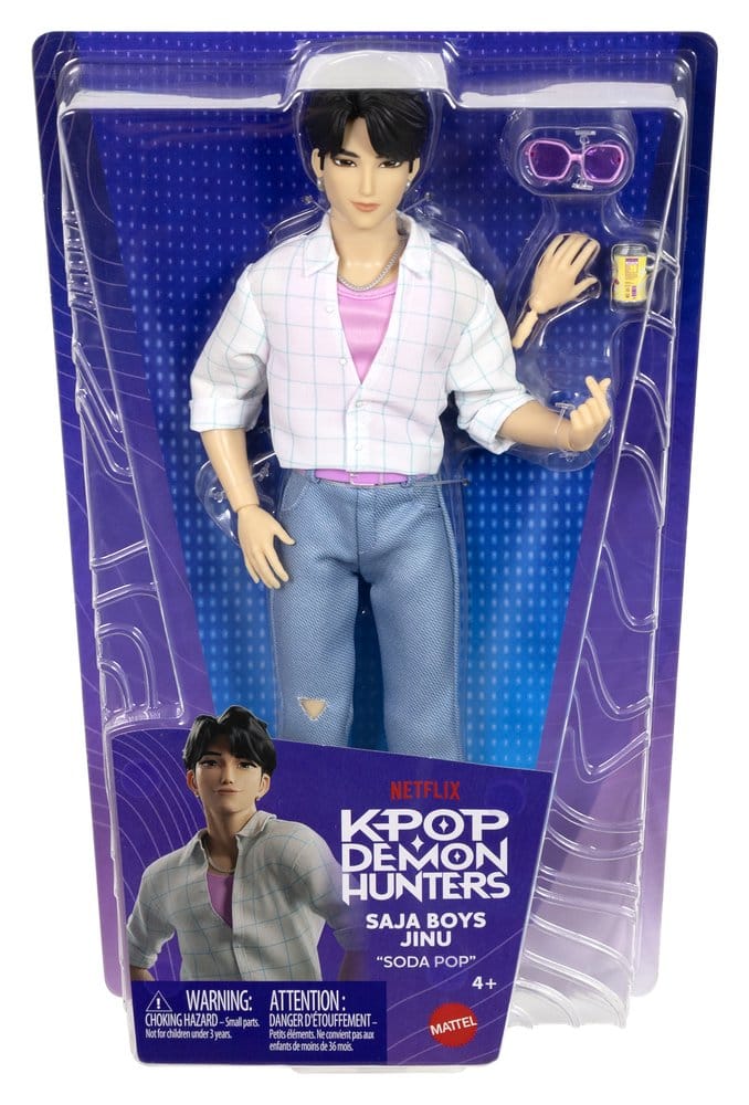 KPop Demon Hunters Muñeca Saja Boys Jinu (Soda Pop)