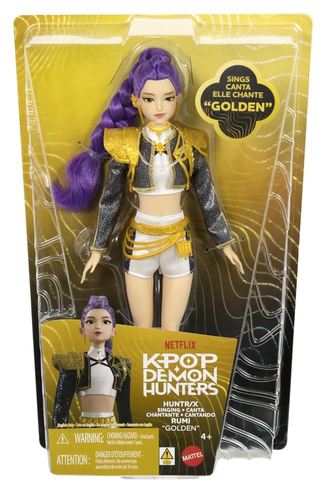 KPop Demon Hunters Muñeca Cantante Huntrix Rumi (Golden)