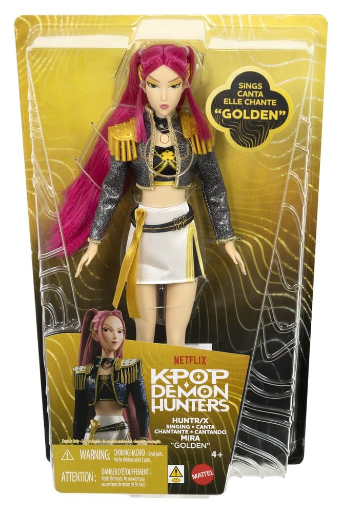 KPop Demon Hunters Muñeca Cantante Huntrix Mira (Golden)