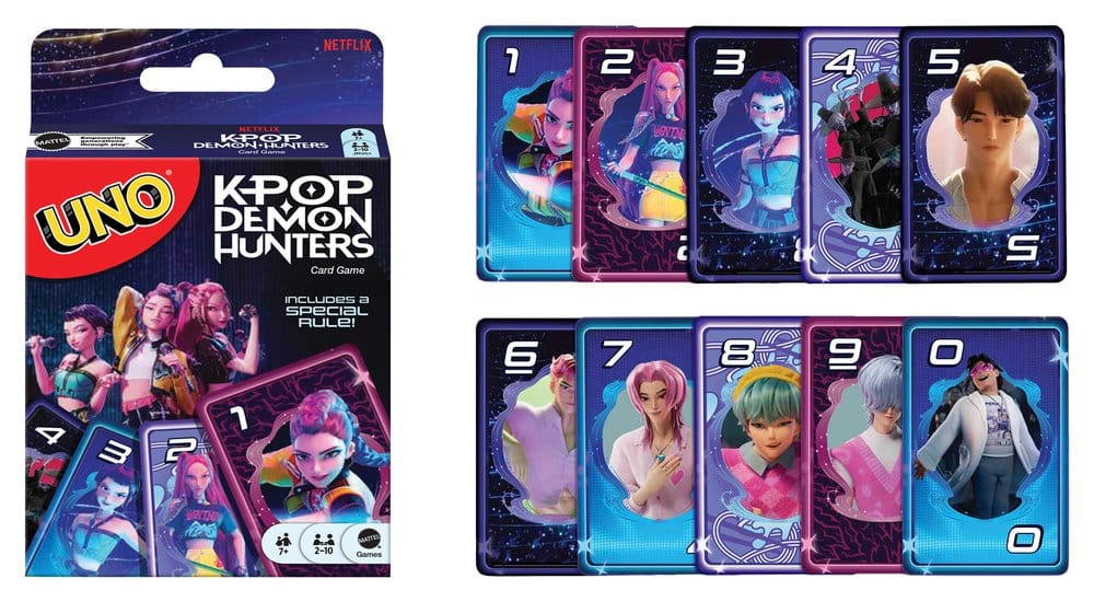KPop Demon Hunters UNO Juego de Cartas